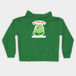 My Frog and I Kids Hoodie